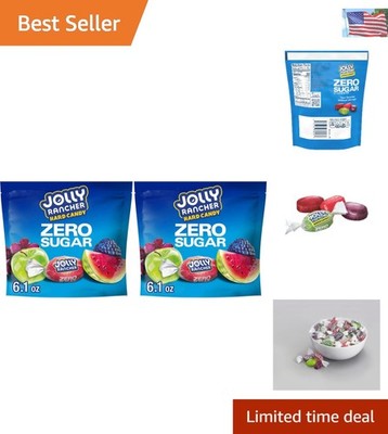 Zero Sugar Fruit Flavored Hard Candy, 6.1 oz Pack of 2 - Guilt-Free Delight