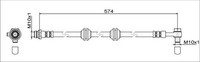 Metzger Autoteile Bremsschlauch 4111760 FüR Land Rover