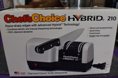 ''ChefsChoice'' Hybrid 210 Diamond hone knife sharpener