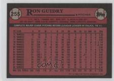 1989 Topps Blank Front Ron Guidry #255 0b6