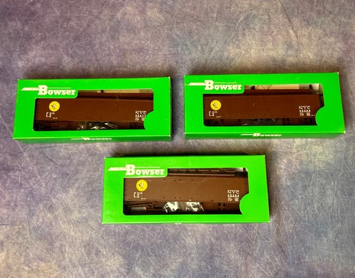 Lote de 3 kits de tren Bowser HO NYC Early Bird Boxcar 60027, 60028 y 60029 | Zustand: New