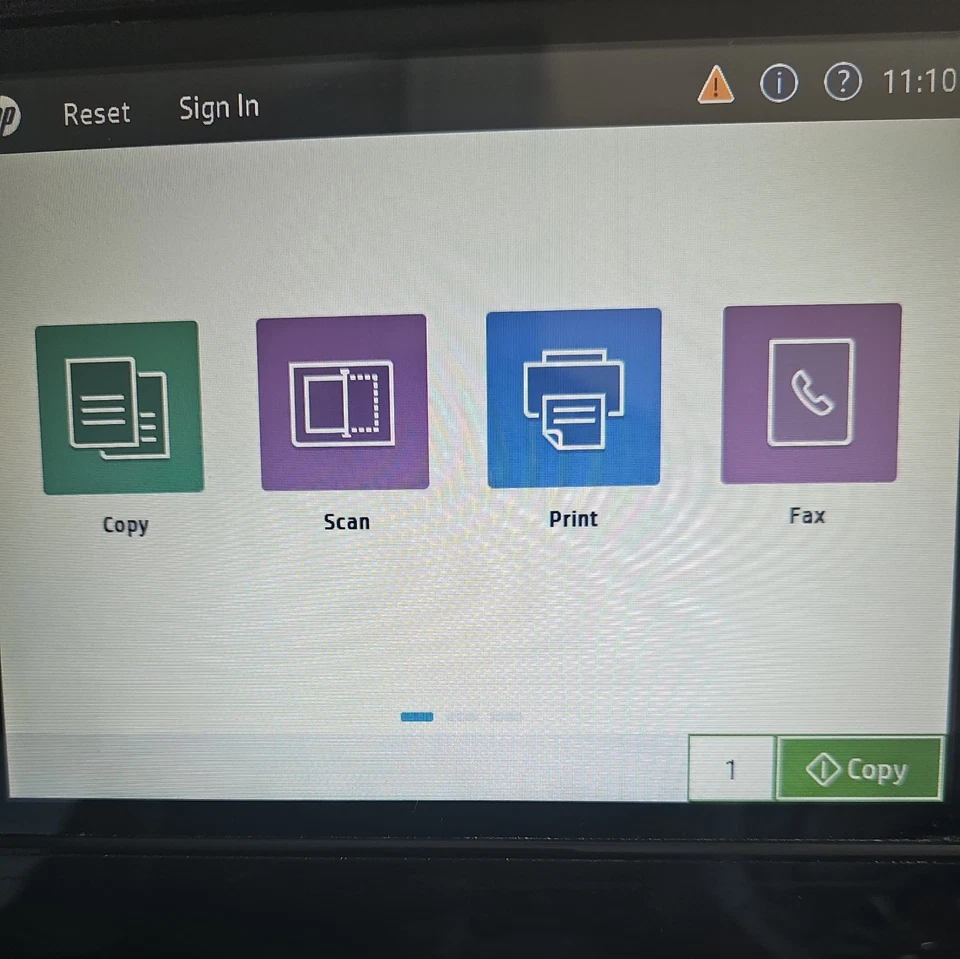 HP Colour LaserJet MFP M577 A4 Printer with  Cabinet Stand - Image 3 of 4