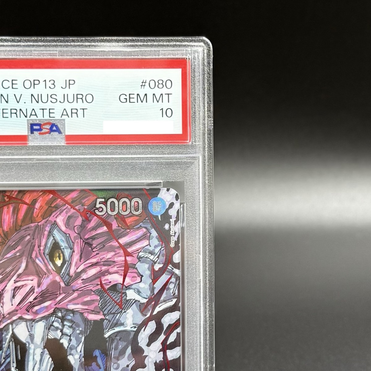 PSA 10 St Ethanbaron V Nusjuro R-RP OP13-080 ONE PIECE Card