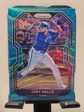 Joey Gallo 2021 Panini Prizm Teal Wave Parallel Tier II #153 Texas Rangers