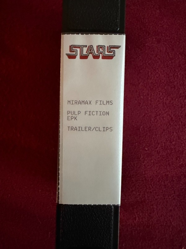 Crazy Rare PULP FICTION Trailer/Clips 3/4" Tape Marketing Pre-Release 1994