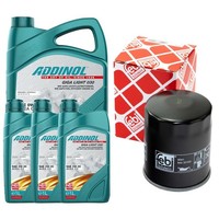 MotoröL Set 0W-30 Giga Light 030 8 Liter + ÖLfilter FüR Mitsubishi Outlander III