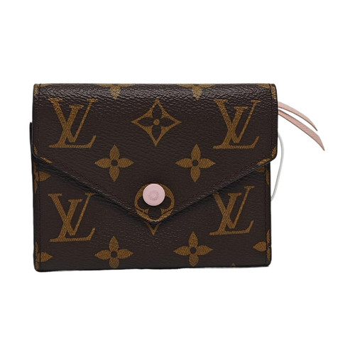 Louis Vuitton Victorine Wallet 'Brown Monogram Canvas/Rose Ballerine Pink'#LSY0Y