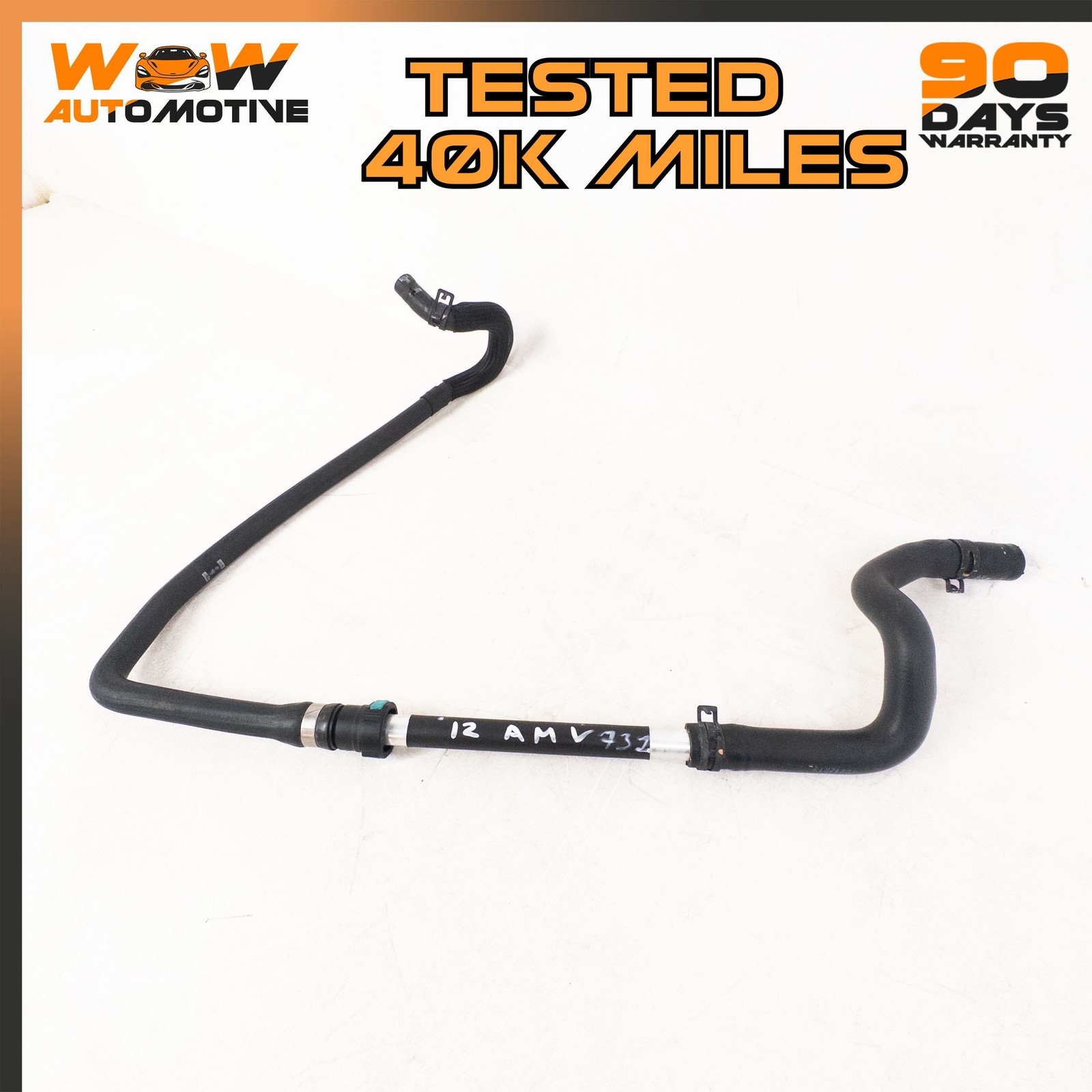 06-16 ASTON MARTIN V8 VANTAGE 4.7L HVAC HEATER OUTLET HOSE TUBE PIPE OEM  