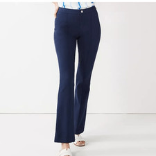 Nine West Women's Blue Kick Flare Pants Size Small NWT