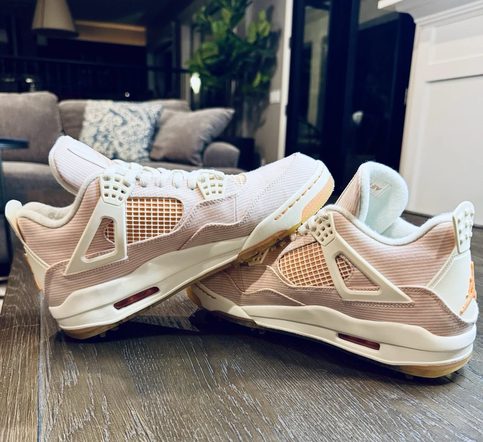 Nike Air Jordan 4 NRG Seersucker Golf - US Men’s Size 11 CZ2439-101 - Image 4 of 4