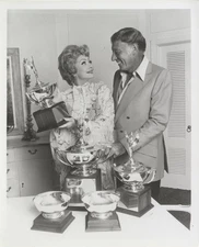 Lucille Ball Gary Morton Original 8x10 Photo Thalians Cutty Sark Trophies Snipe 