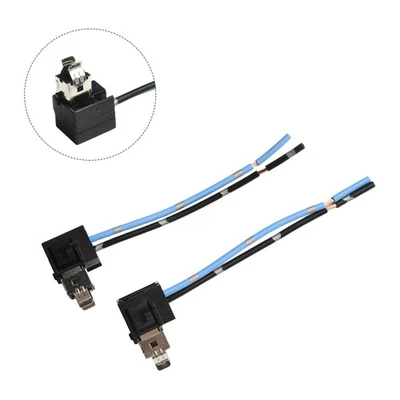 2x H1 Bulb Car Headlight Bulb Socket Wiring Harness Connector Adapter Line New - Image 1 of 4