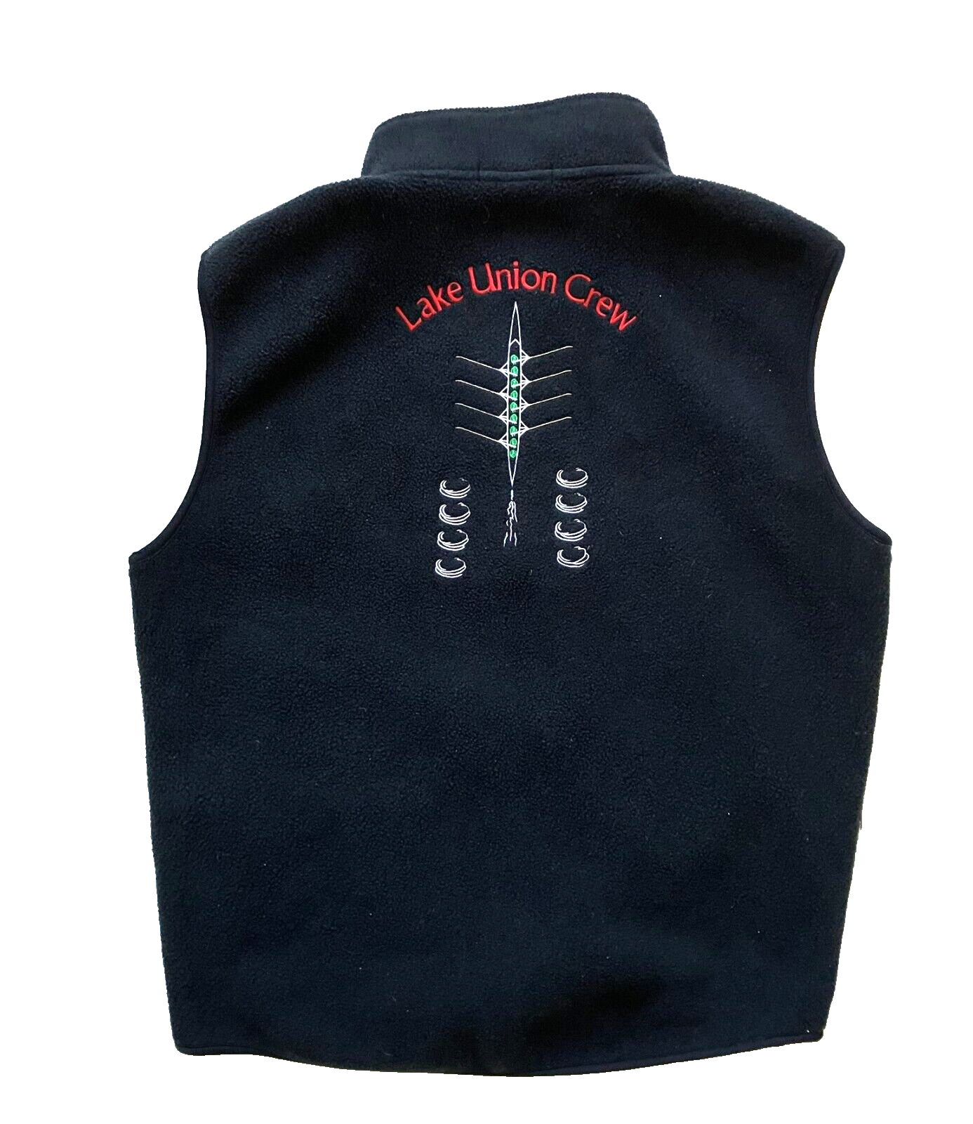 FILA LAKE UNION CREW Nero Caldo SEATTLE CANOTTAGGIO SQUADRA GILET Giacca Pile Cappotto Adulto L