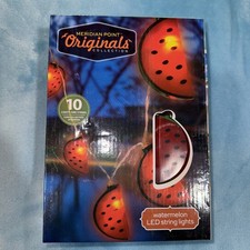 DECORATIVE WATERMELON STRING LIGHT SET Battery Operated NIB