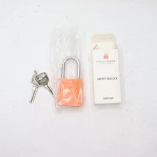 Trade Safe Safety Padlock Thermoplastic Orange