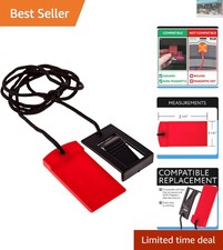 Replacement Treadmill Safety Key Clip - Compatible with 2,000 Models, Black/Red
