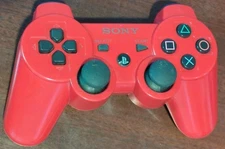 Sony Playstation 3 PS3 DualShock 3 Controller RED Genuine OEM CECHZC2U VG fr/shp