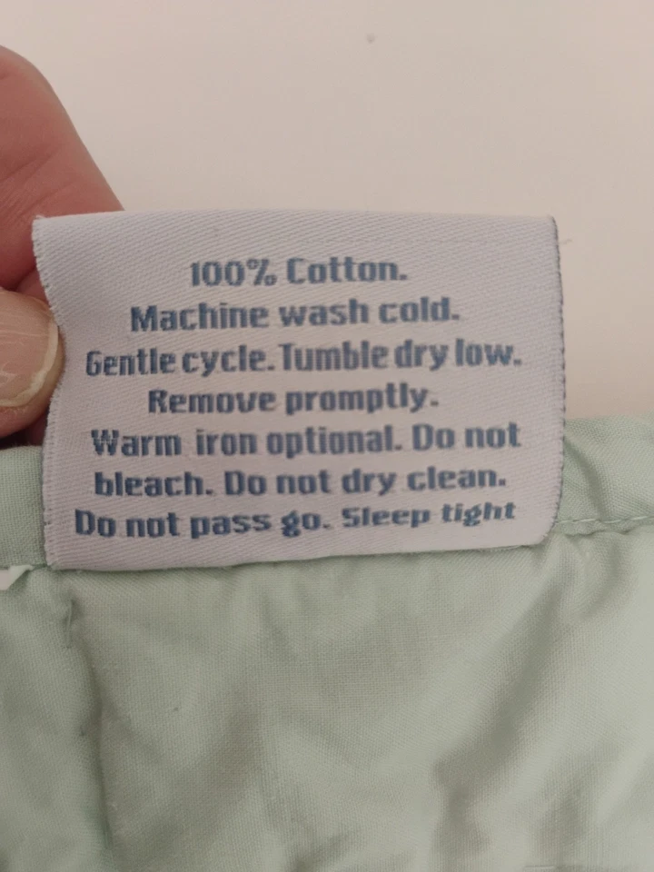 Land of Nod Crate and Barrell Baby Crib Quilt Orange Tree Garden Reversible - Image 4 of 4