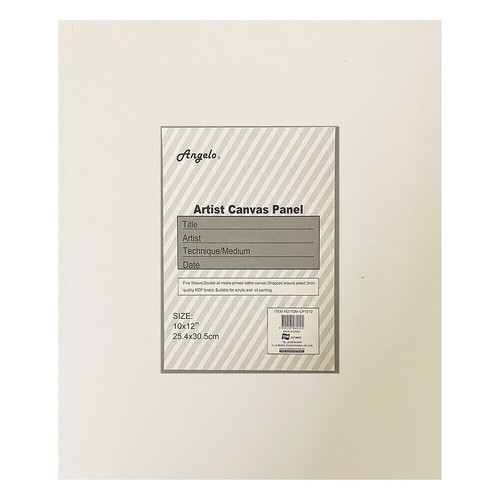 5pk 10" x 12" (25 x 30.5cm) Blank Artist Canvas Panel Panels Board Art Drawing - Picture 7 of 11