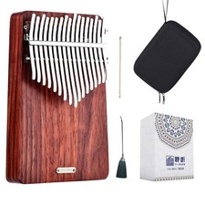 Kalimba 17 keys Thumb Piano Mbira Finger Piano Gift for Kids Adult Beginners ...