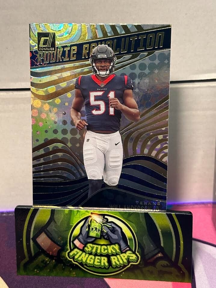 2023 Donruss Football WILL ANDERSON JR. #RR-3 RC Rookie Revolution - Texans
