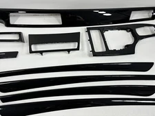 BMW 5 Series M5 E60 E61 Facelift LCI CIC Black Piano Interior Trim Set LHD