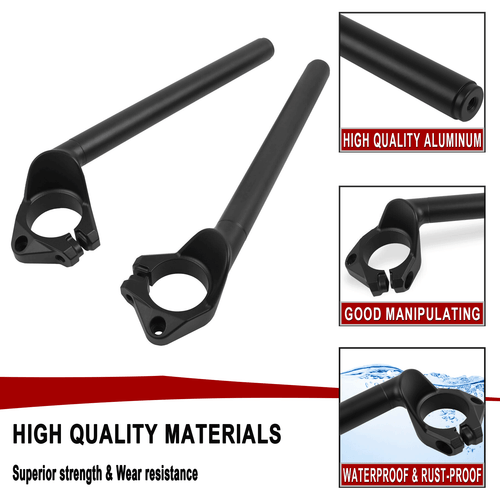 Clip on Ons Fork Tube Handlebar For Kawasaki Ninja 400 2018-2024 Ninja 500 2024+ - Picture 7 of 10