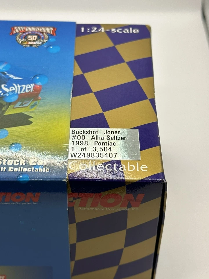 Pontiac Buckshot Jones #00 1998 Alka-Seltzer (escala 1:24) Foto 2 de 2
