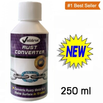 VALDERN 250ML CURE RUST KILLER CONVERTS RUSTY METAL ONE COAT TREATMENT ...