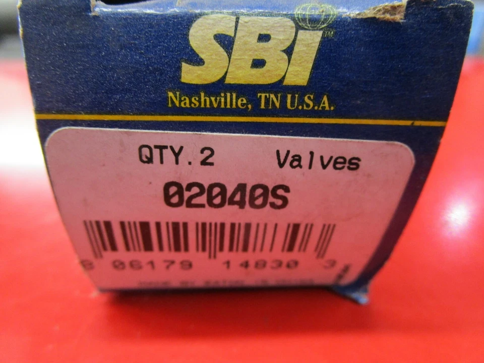 2 nuevas válvulas de escape SBi cara satélite cromadas #02040S Isuzu Saab Daewoo Suzuki Foto 2 de 4