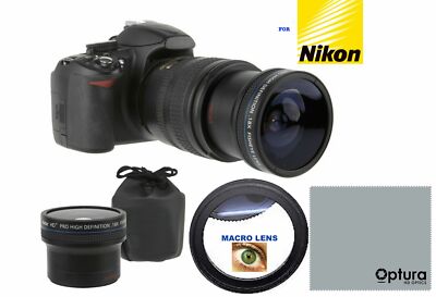EXTREME X18 SPORTS ACTION FISHEYE MACRO LENS FOR NIKON D3100 D3200 D3300 D5000