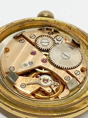 VINTAGE Eb Suisse WITT GOLD PLATED watch Cal FEF 350 From 1955 BAGOBLOC S.G.D.G.
