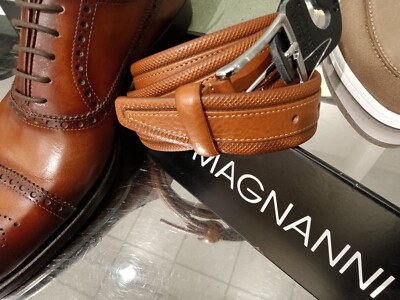 Mens ITALIAN belt Designer manufacturer like ZEGNA ect retail 99 sale $35 sz 40