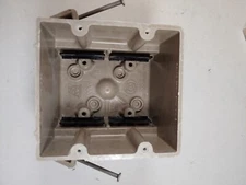 Allied Moulded  2 gang 32.5 cu.in electrical switch outlet box