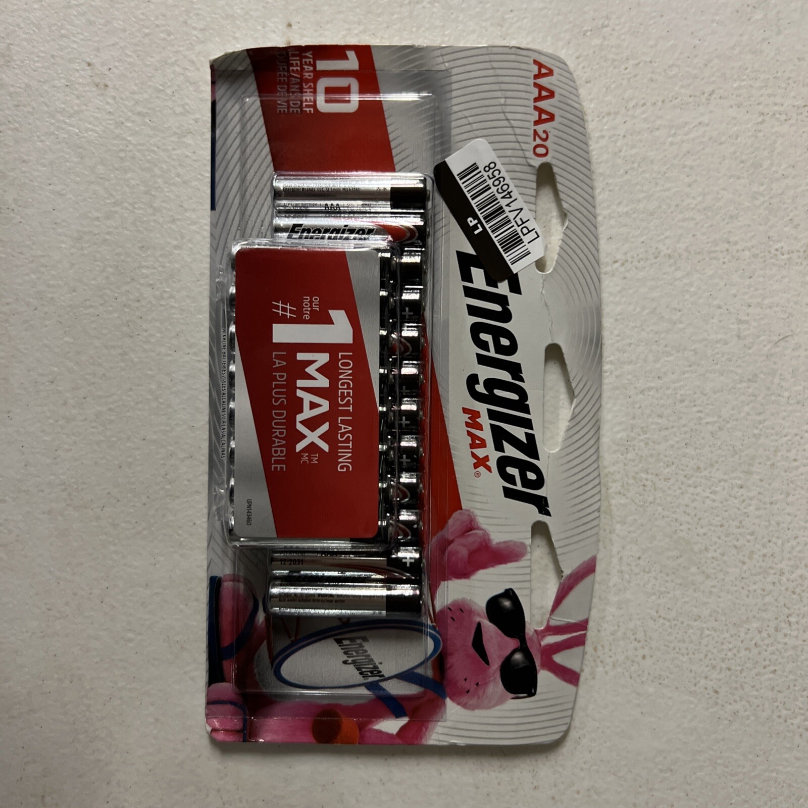 20 Batteries Energizer Max AAA Batteries Alkaline Battery Exp 12-2035 - Sealed-image