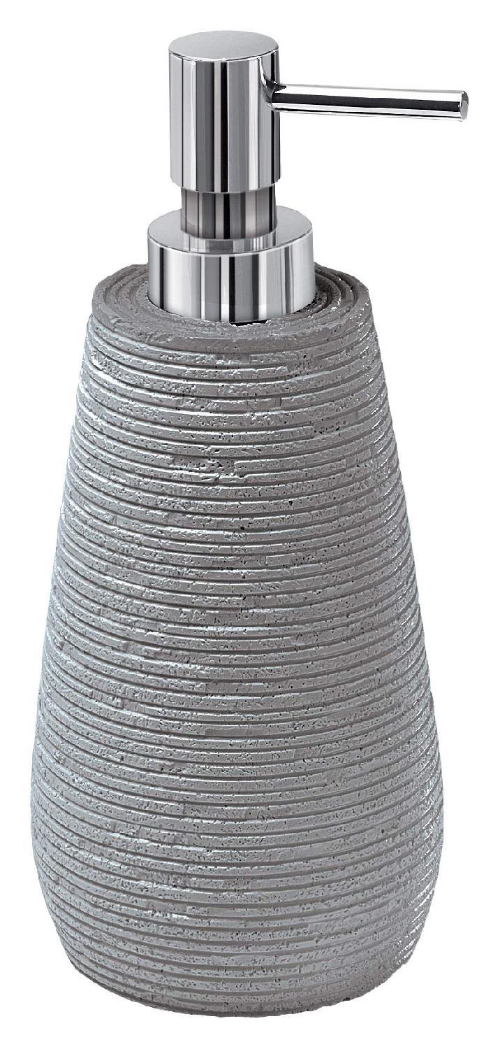 GEDY Dosasapone liquido da appoggio 93 x 88 x h.200 mm Grigio Gemini GM80/08
