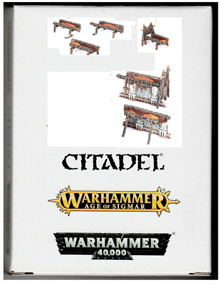 Warhammer AoS Warcry Red Harvest Varanite Delve Terrain Sluice Segments sprue