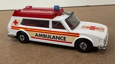 Matchbox Speed Kings White Ambulance K-49-A1 Loose