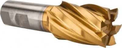 Value Collection 1-1/2'', 2'' LOC, 3/4'' Shank Diam, 4-1/2'' OAL, 6 Flute, HSS Sq...