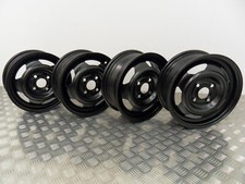 Genuine Vauxhall Nova Opel Corsa A 4x Steel wheel rim set (5x13) 1983 to 1993