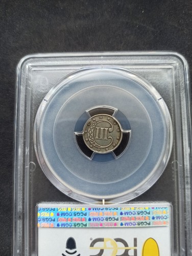 USA : 3 Cents 1852 ; PCGS : VF 35 - Picture 2 of 2