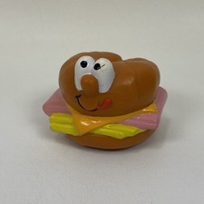 Burger King Lickety Splits Rolling Racers Croissant Toy VTG 1989