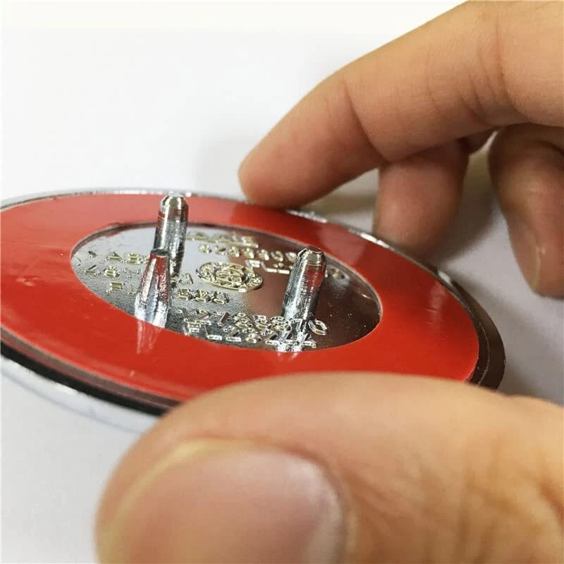 Saab 9-3 9-5 93 95 capó delantero coche insignia emblema 3 pines (azul) - Imagen 2 de 2