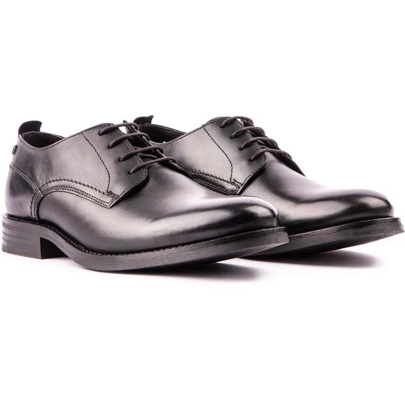 Base London Herren Newman Schnürschuhe Schwarz - Bild 2 von 4