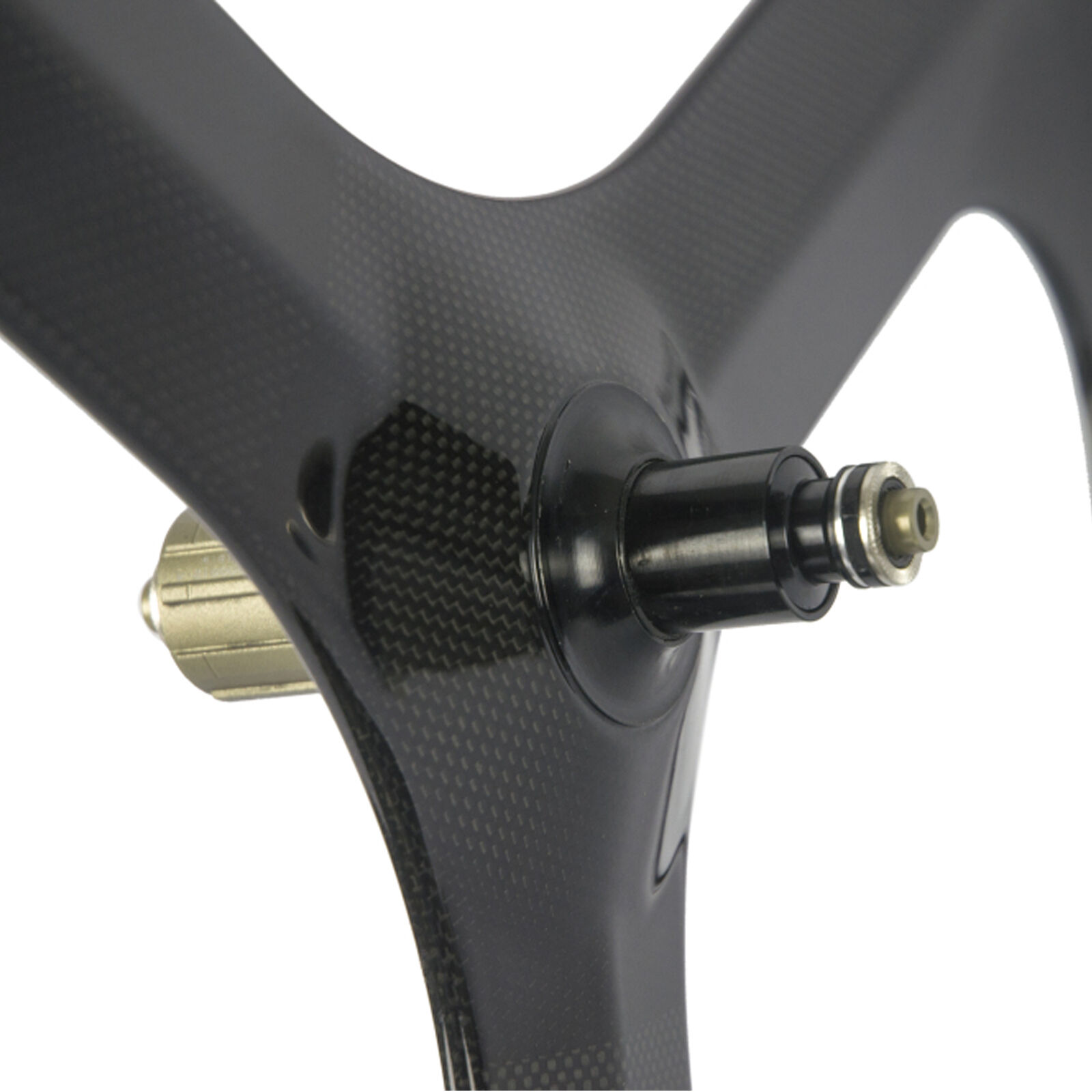 SUPERTEAM Road Bike Tri Spoke Wheel Clincher 70mm Carbon Wheelset 3 Spoke  Wheels | eBay