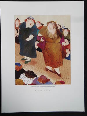 ''Fashion, the Crowd can understand'' ( Erika Oller ), Kunstdruck 30 x 40 cm