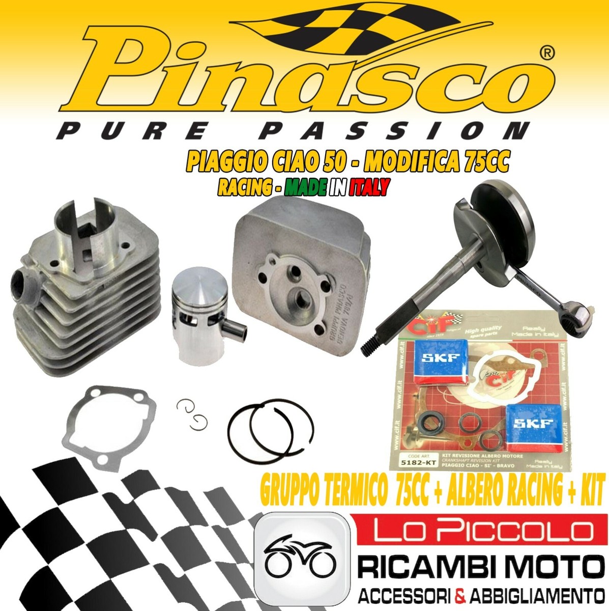 Malossi Pinasco Deps KIT GRUPPO TERMICO MHR BIG DEPS COMPLETO 47