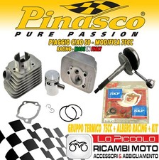 KIT MOTORE PINASCO 75 D.46+ ALBERO ANTICIPATO SP.12 E CUSCINETTI PIAGGIO CIAO 50