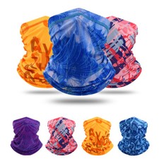 Summer Cooling Balaclava Face Mask Neck Gaiter Tube Scarf Bandana for Men Women