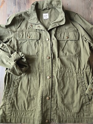 NWOT Gap Olive Green Khaki Jacket Size L